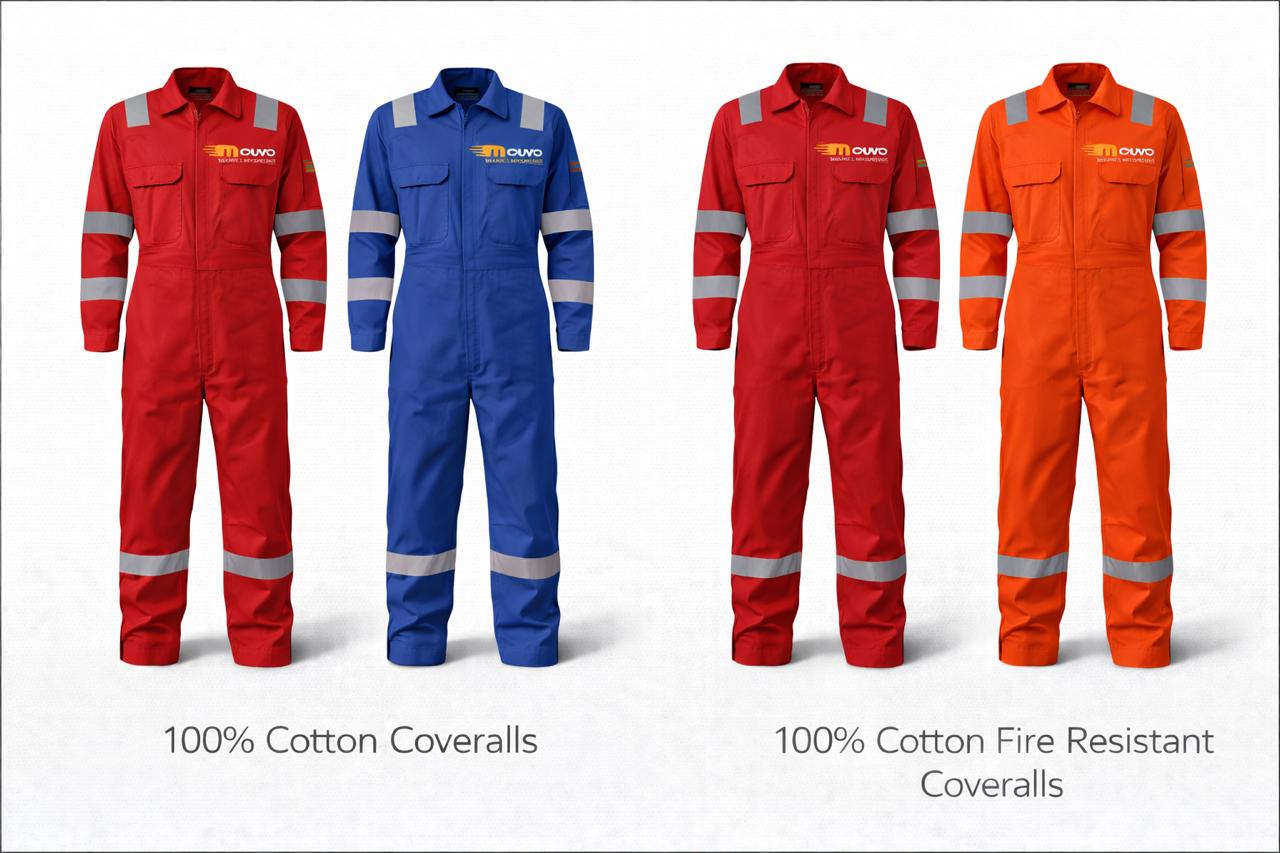 100% Cotton Coveralls – 250–260 GSM