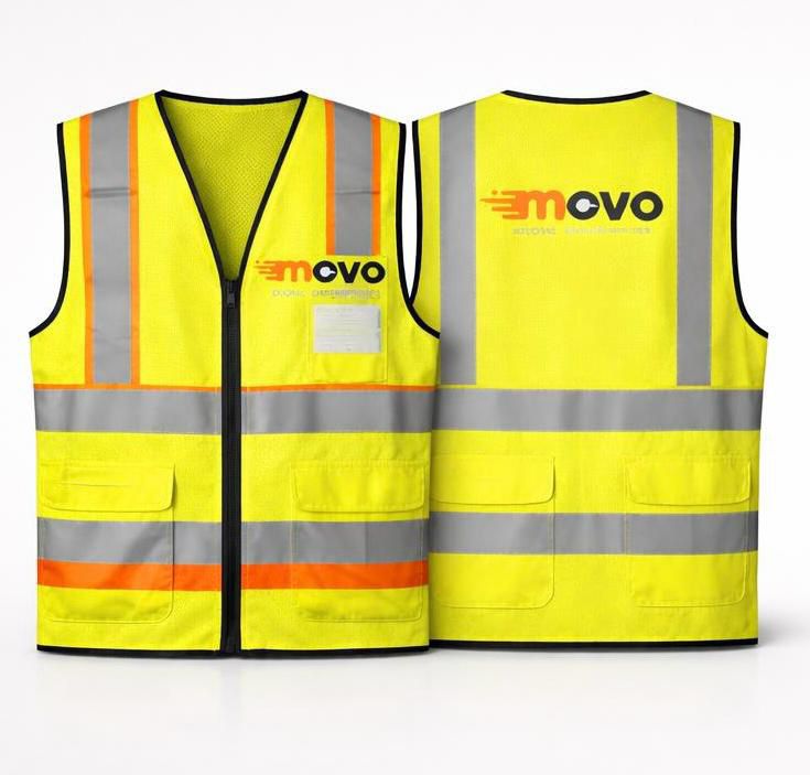 Hi-Vis Lime Green Safety Vest
