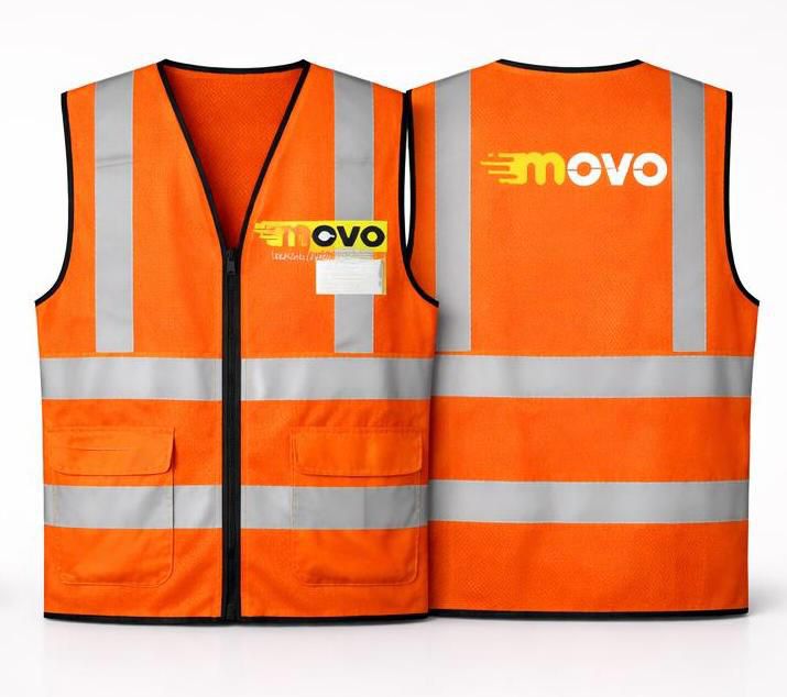 Hi-Vis Orange Safety Vest